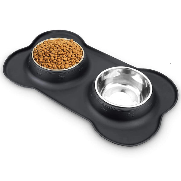 Non-Skid Double Dog Bowl