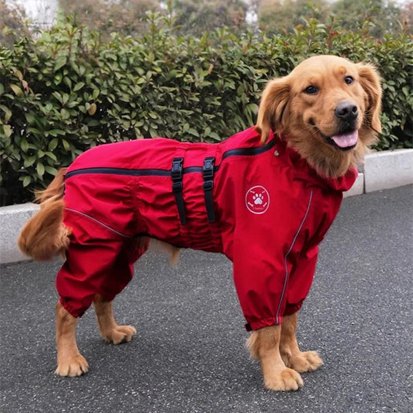 Reflective Waterproof Dog Raincoat