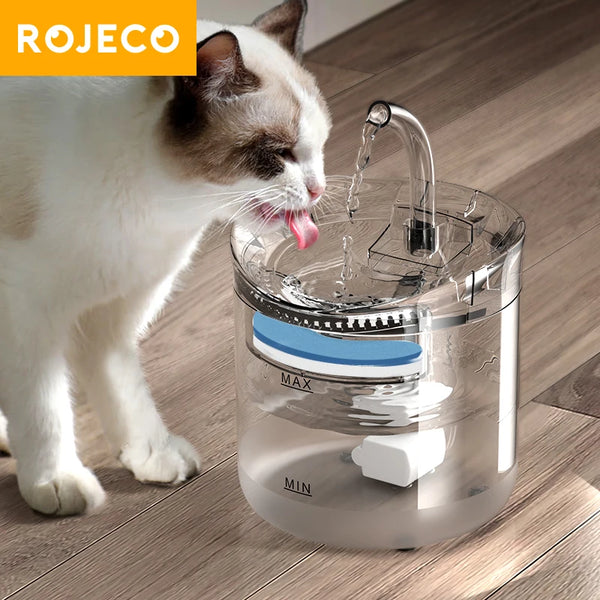 ROJECO Sensor Cat Water Fountain