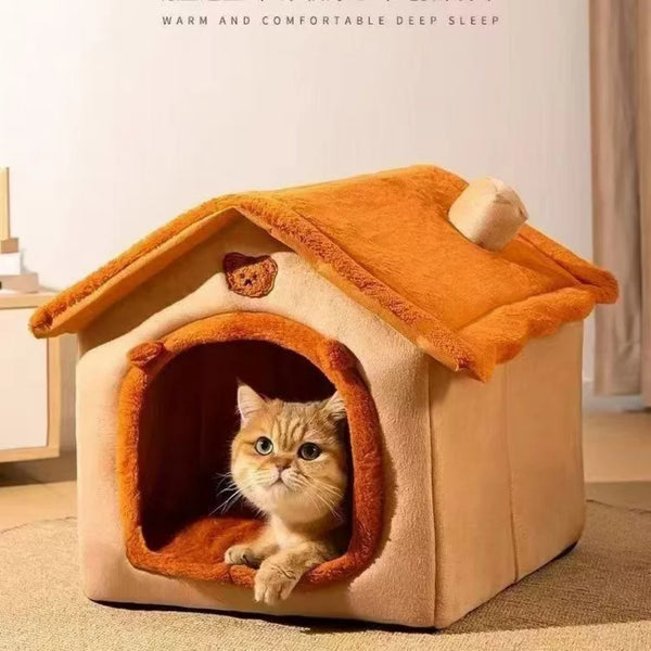 Washable House Pet Bed