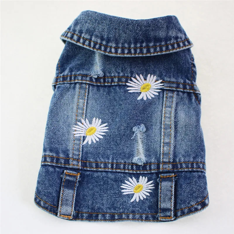 Casual Denim Cat Vest