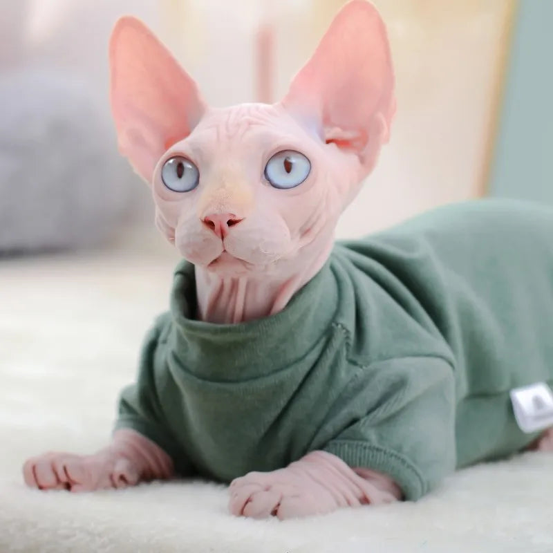 Sphynx Fleece Cat Hoodie