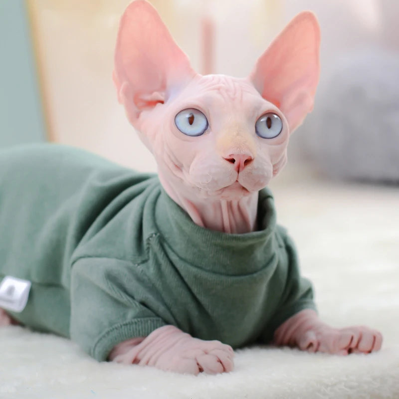 Sphynx Fleece Cat Hoodie