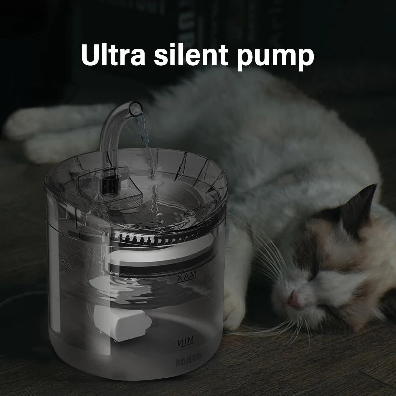 ROJECO Sensor Cat Water Fountain