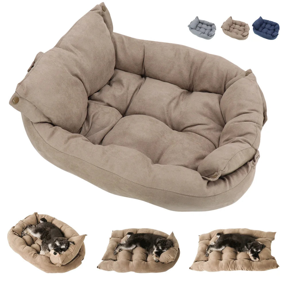 Three-in-One Warm Pet Bed