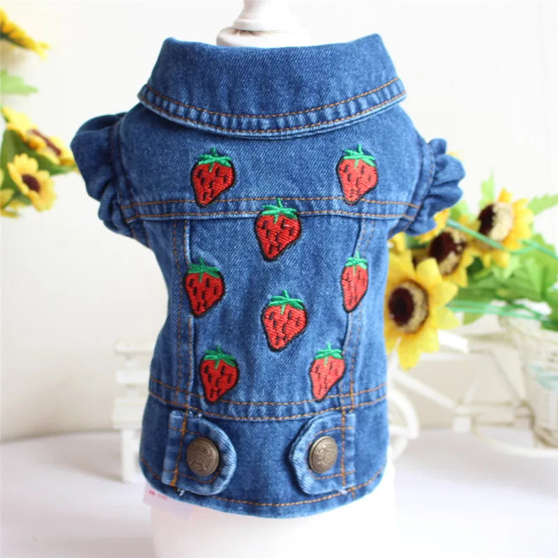 Casual Denim Cat Vest