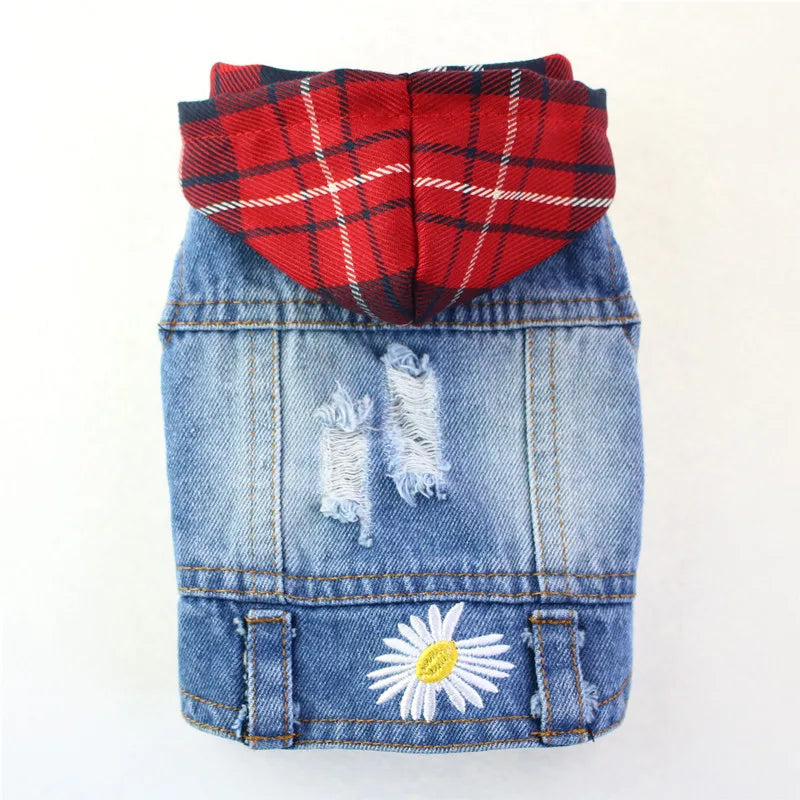 Casual Denim Cat Vest