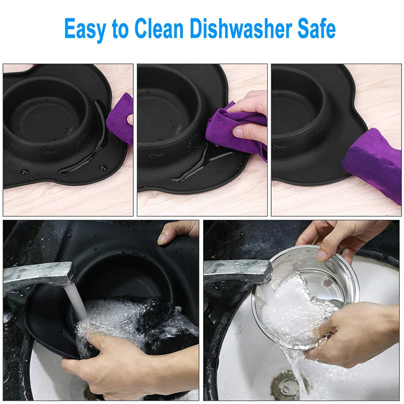 Non-Skid Double Dog Bowl