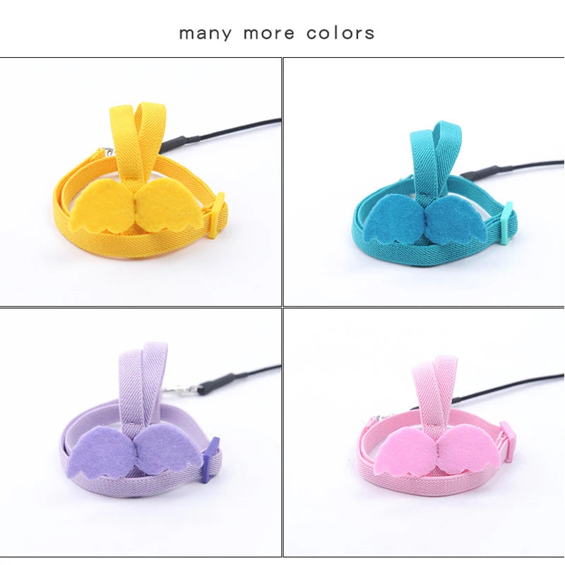 Adjustable Parrot Harness Leash