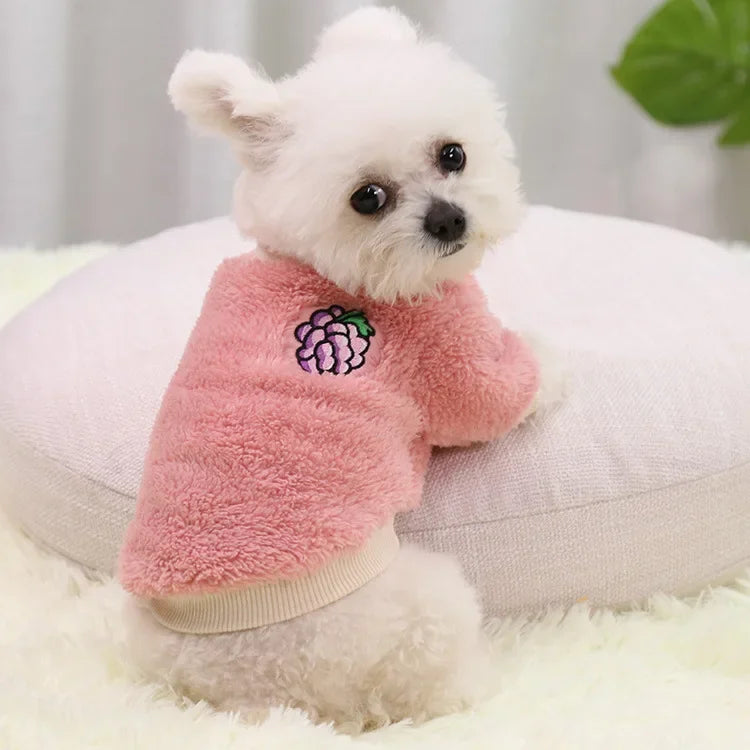 Fleece Puppy Hoodie Coat