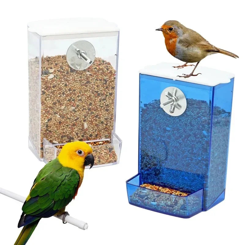 Anti-Splash Parakeet Feeder Box