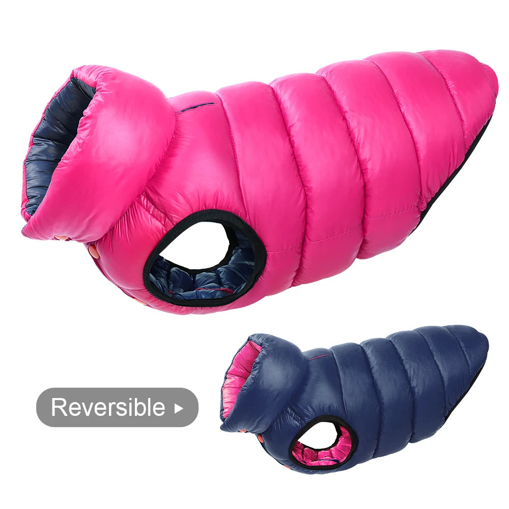 Reversible Waterproof Dog Jacket