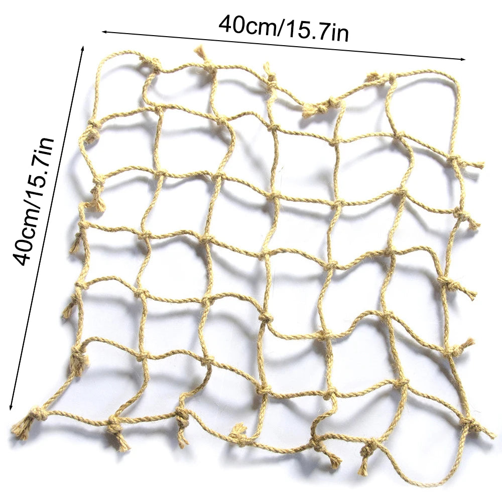 Linen Rope Bird Climbing Net