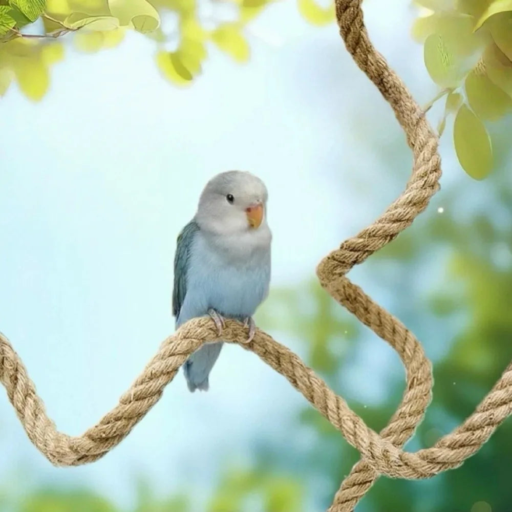 Bendable Linen Bird Perch