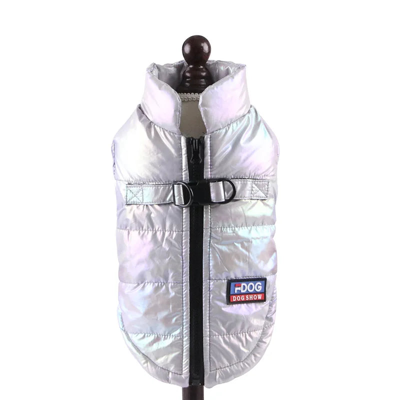 Rainbow Winter Dog Vest