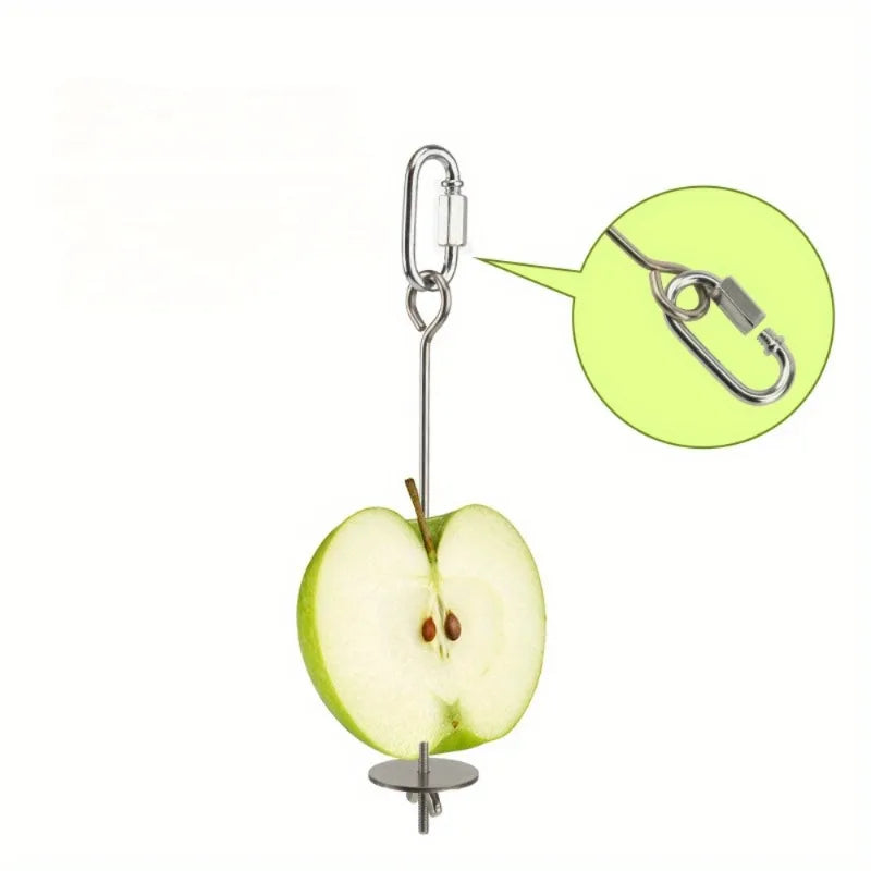 Stainless Steel Parrot Fruit Fork