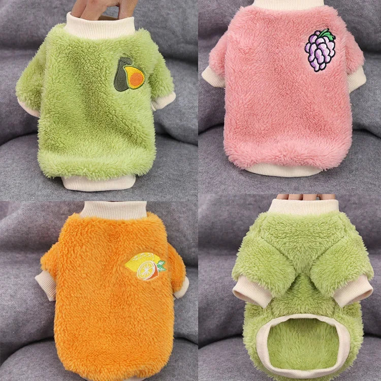 Fleece Puppy Hoodie Coat