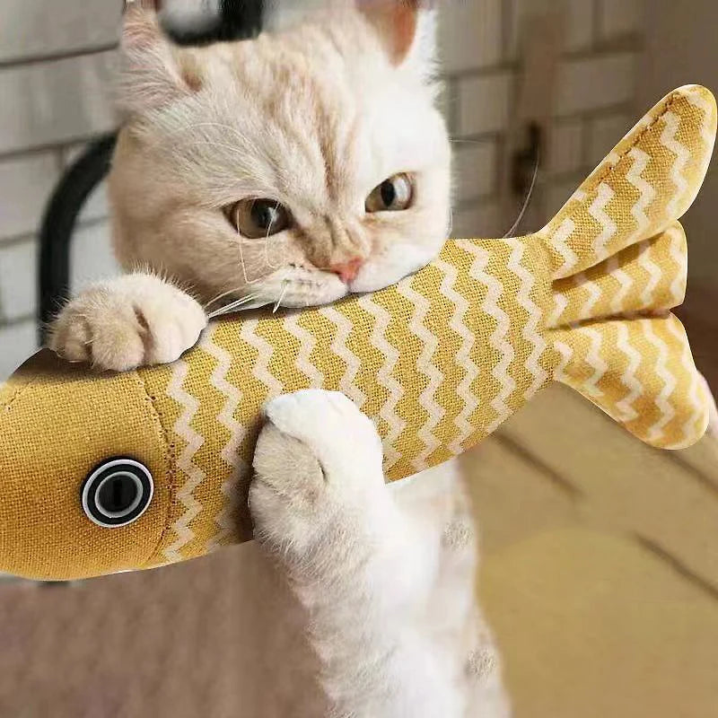 Interactive Fish Catnip Toy