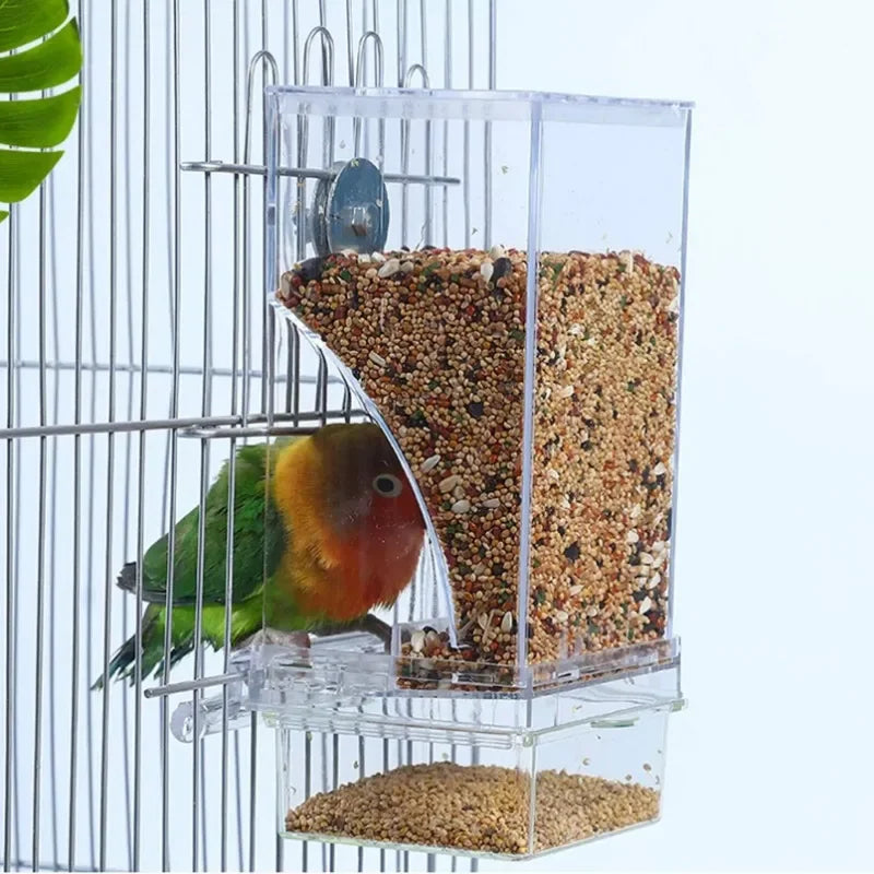 Anti-Splash Parakeet Feeder Box