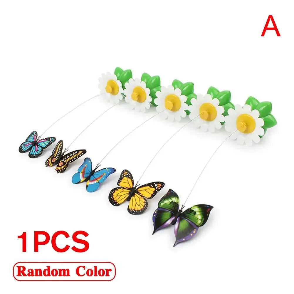 Rotating Butterfly Cat Toy