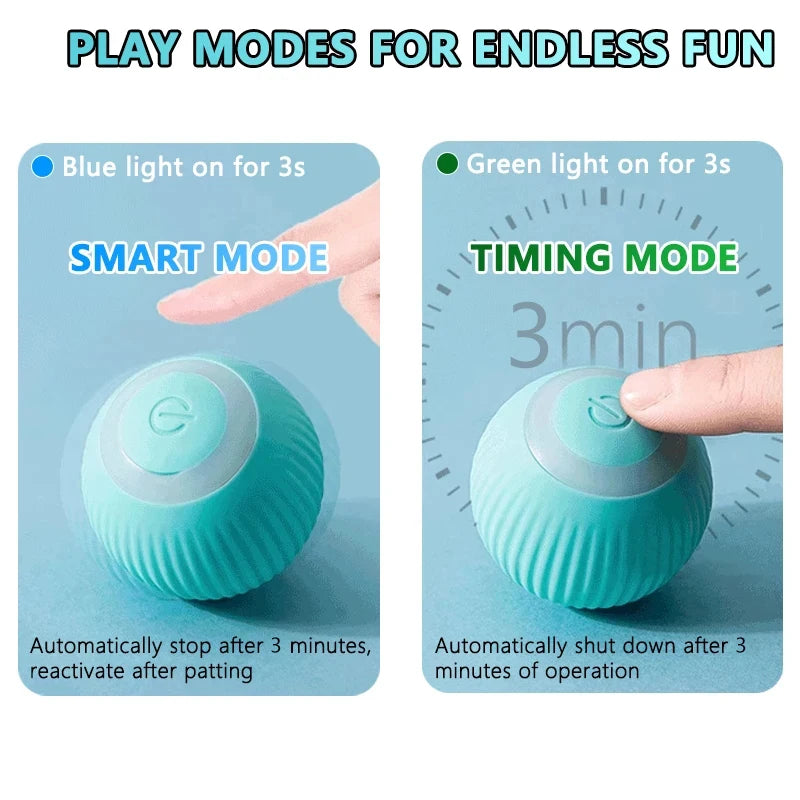 Smart Silicone Cat Ball