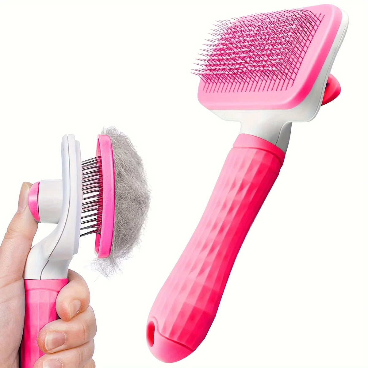 Self-Cleaning Pet Slicker Brush