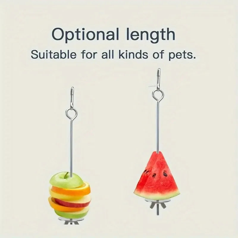 Stainless Steel Parrot Fruit Fork