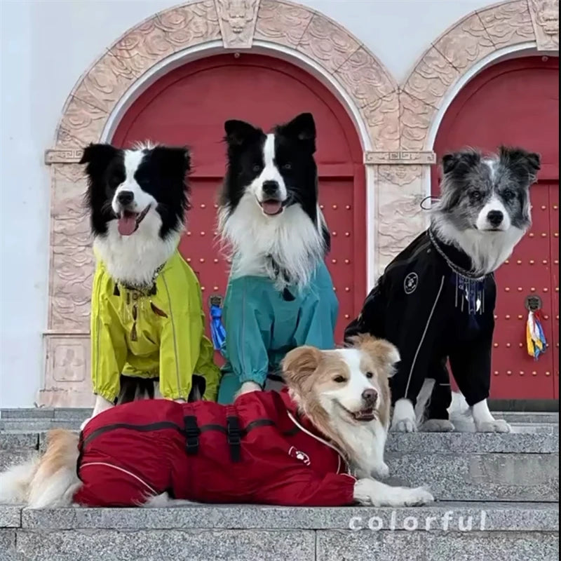 Reflective Waterproof Dog Raincoat