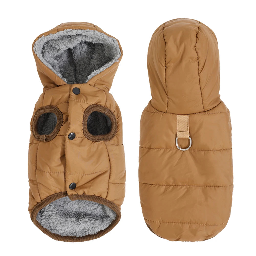 Windproof Fleece Pet Hoodie