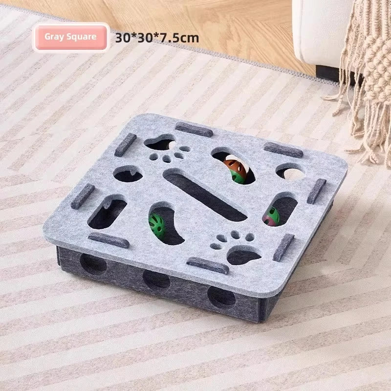 Felt Cat Puzzle Box