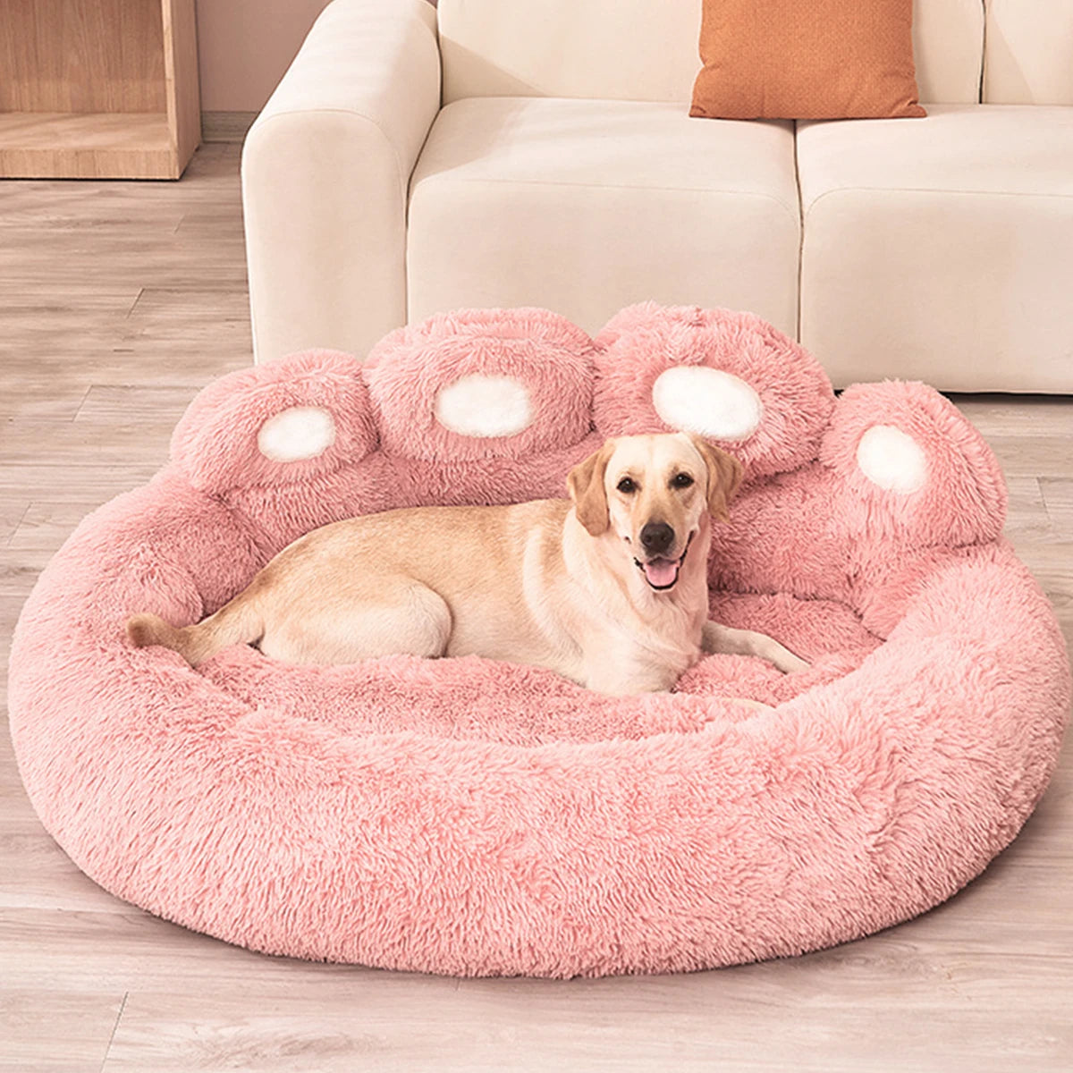 Warm Plush Dog Sofa