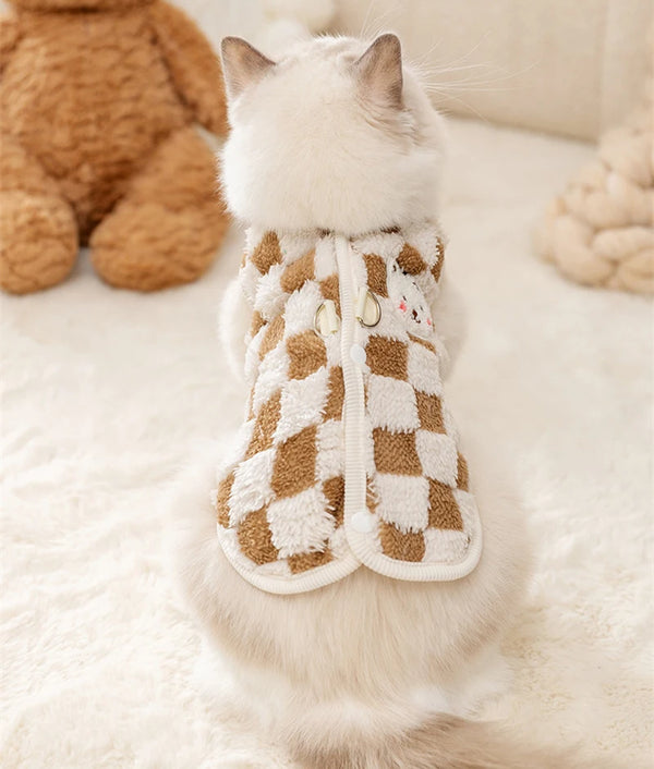 Bear Print Plush Sweater
