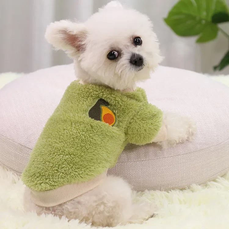 Fleece Puppy Hoodie Coat