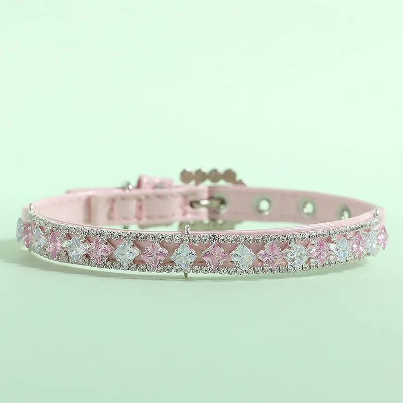 Jeweled Pearl Cat Collar
