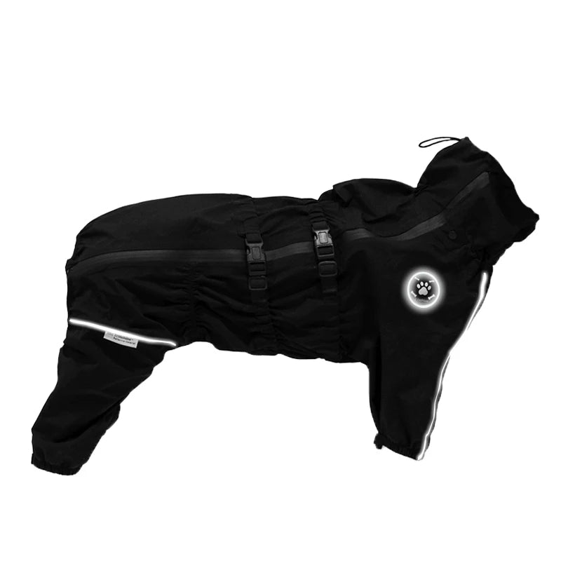 Reflective Waterproof Dog Raincoat
