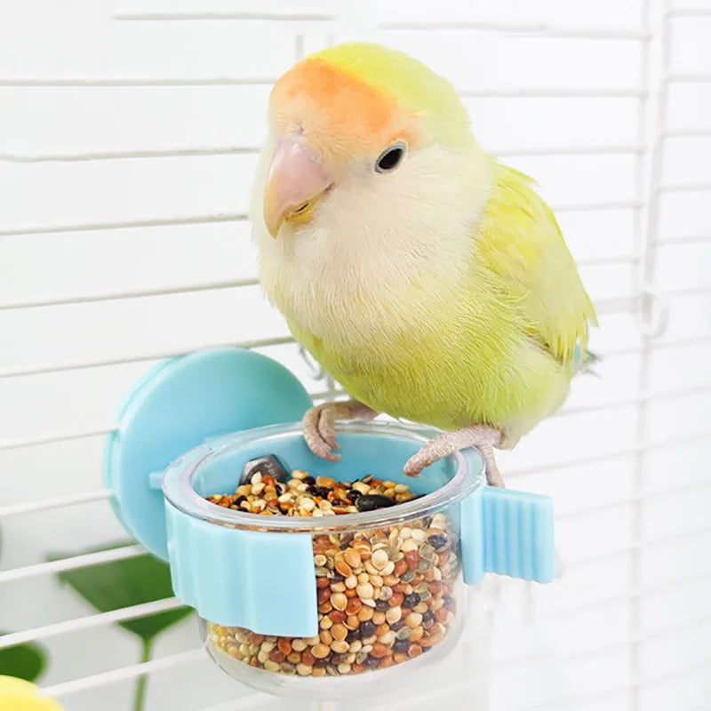 Detachable Parrot Feeding Bowl