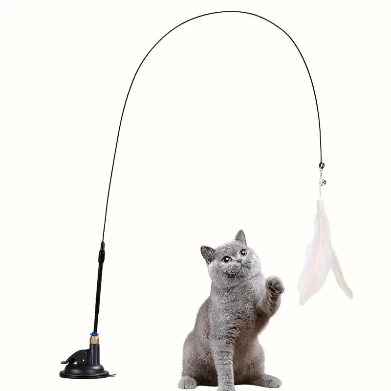 Suction Feather Cat Teaser