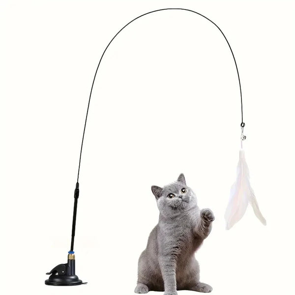 Suction Feather Cat Teaser