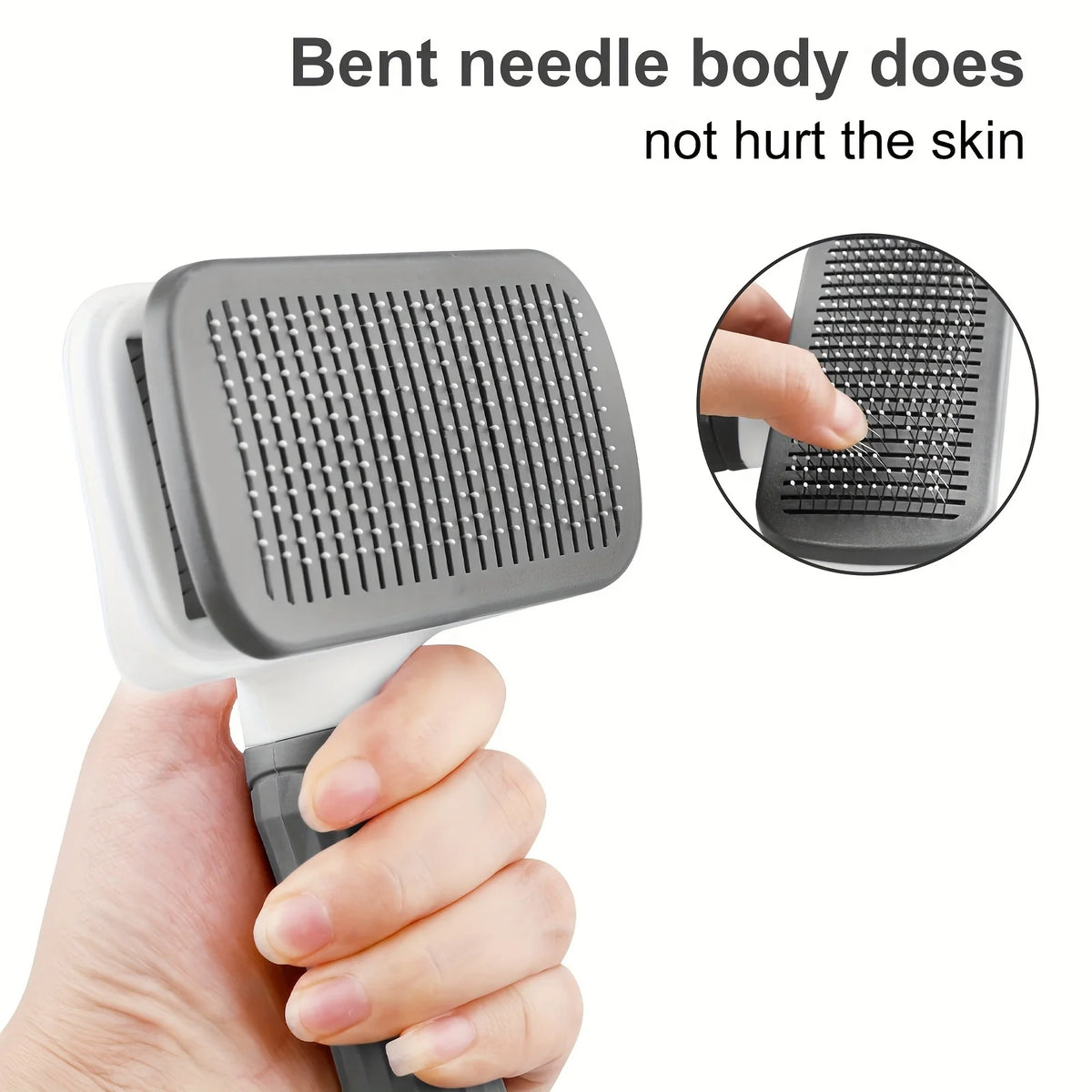 Self-Cleaning Pet Slicker Brush