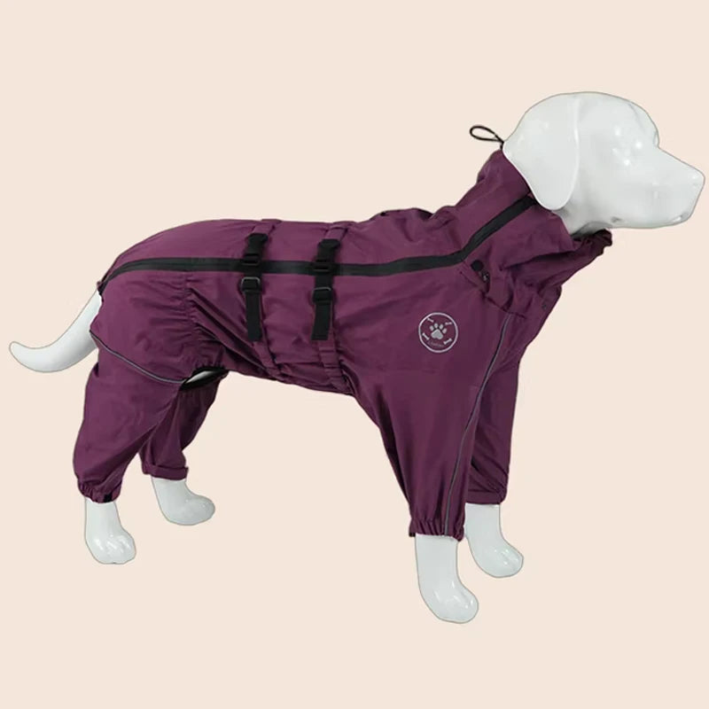 Reflective Waterproof Dog Raincoat