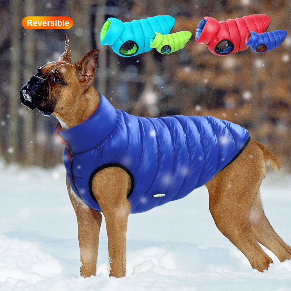 Reversible Waterproof Dog Jacket