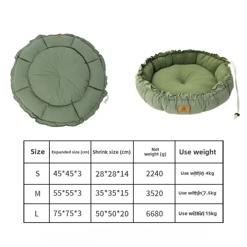 Round Cotton Pet Bed