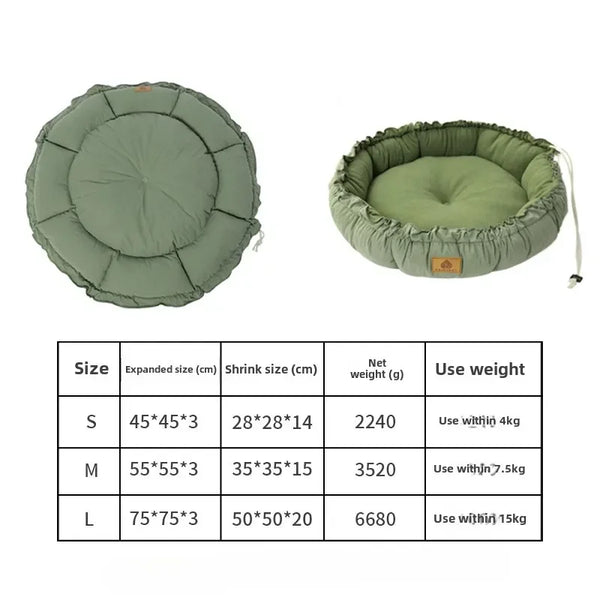 Round Cotton Pet Bed