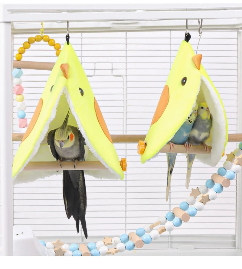 Soft Plush Bird Hammock