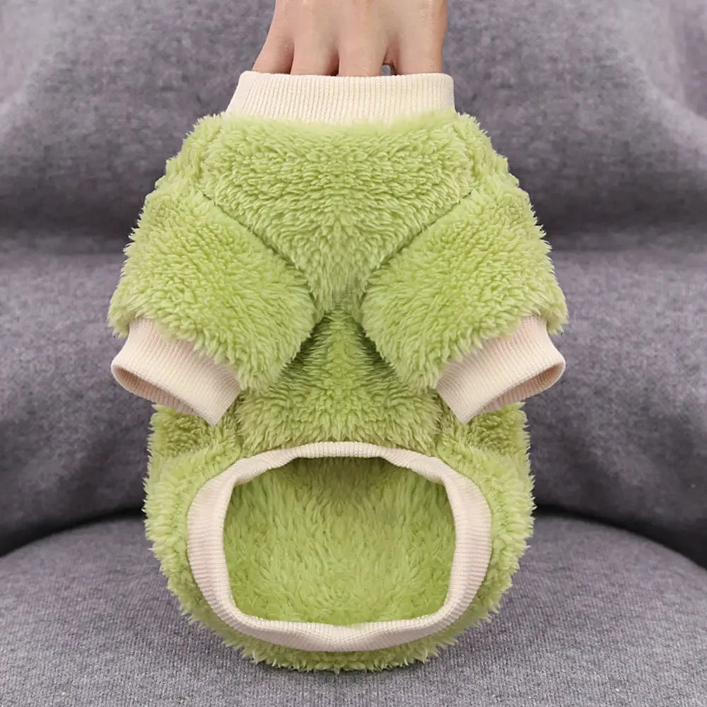 Fleece Puppy Hoodie Coat