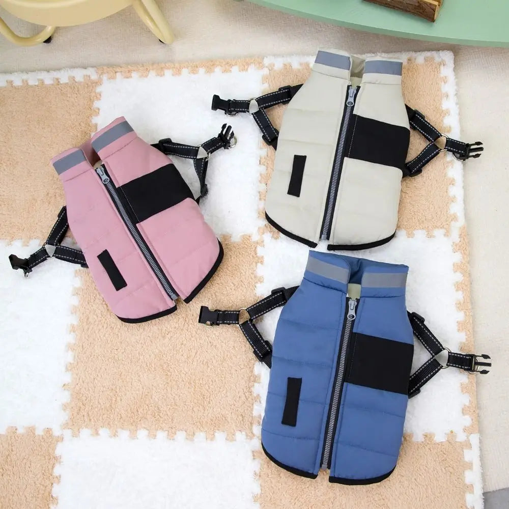 Windproof Harness Dog Jacket