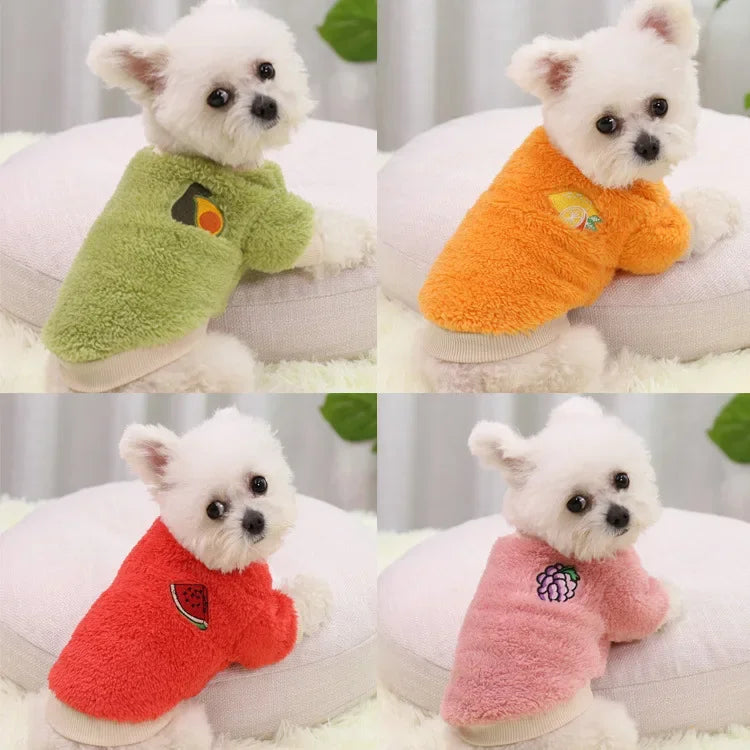 Fleece Puppy Hoodie Coat