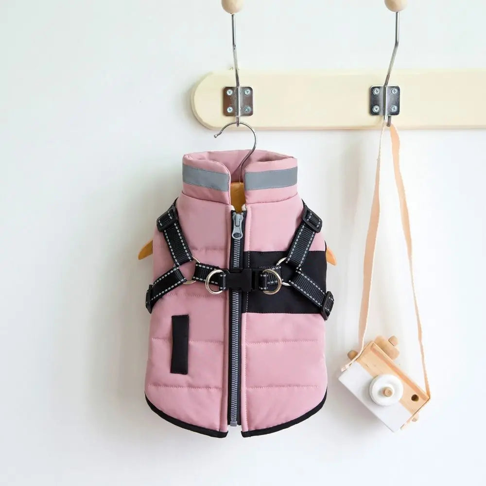 Windproof Harness Dog Jacket