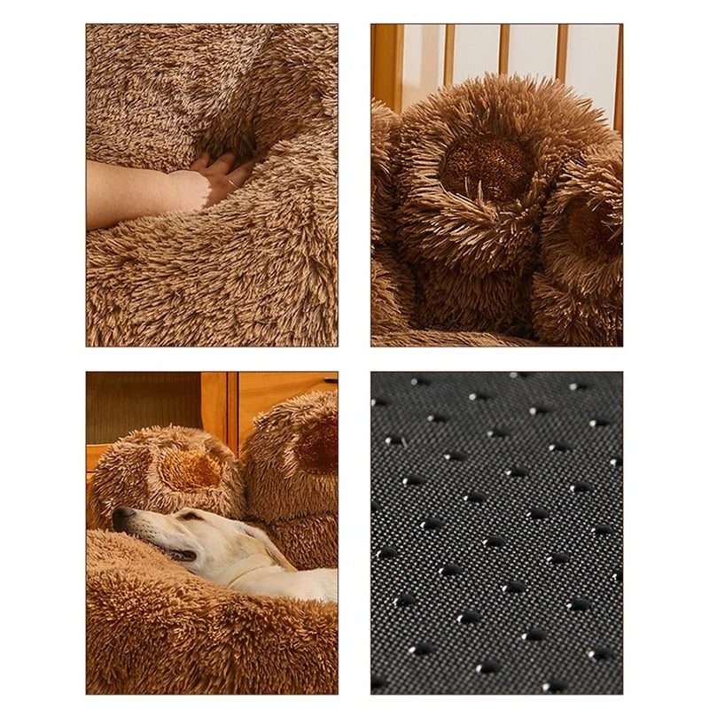 Warm Plush Dog Sofa