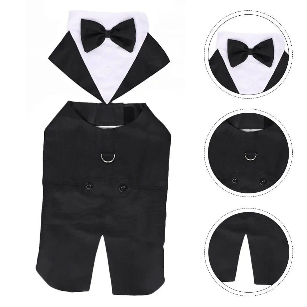 Formal Dog Tuxedo Shirt